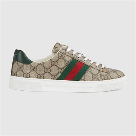 baskets gucci ace|Gucci high top sneakers beige.